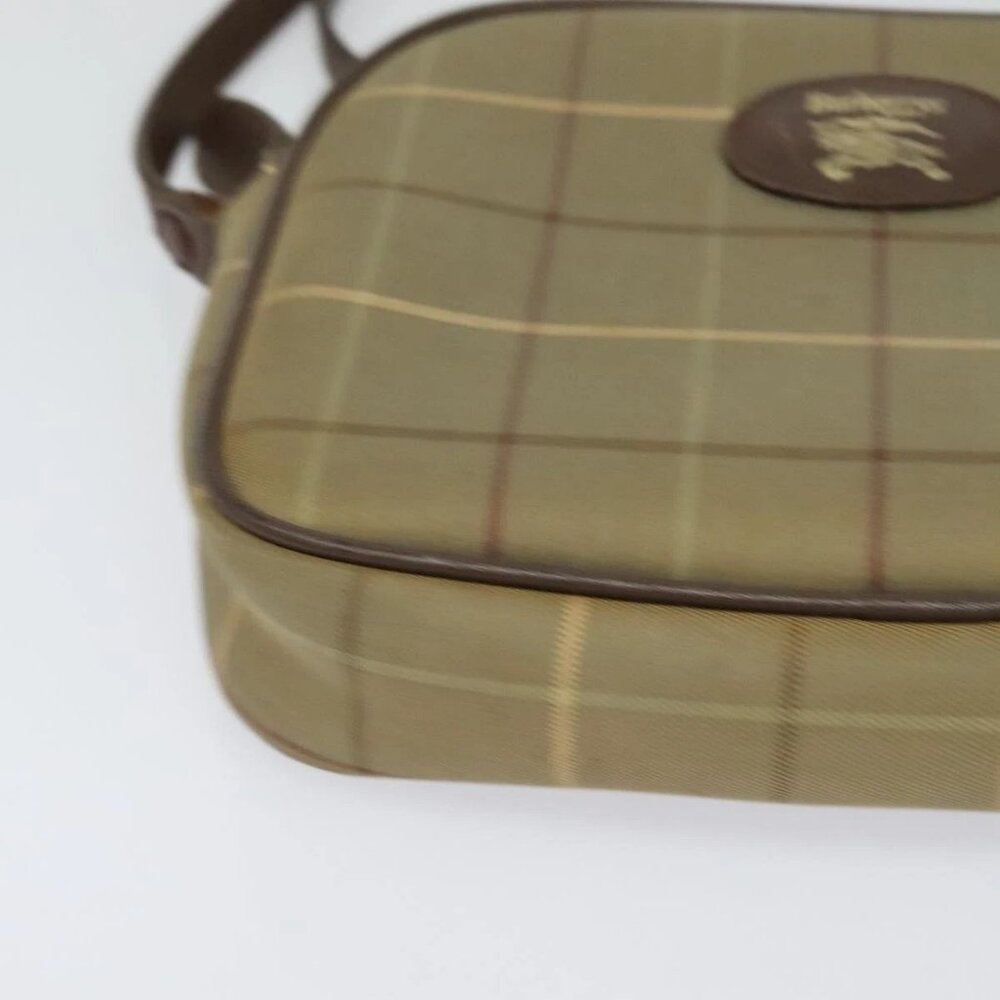 Burberrys Nova Check Shoulder Bag Canvas Beige Auth bs27696 - Picture 2 of 15